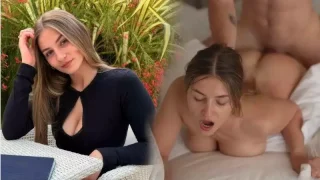 [OnlyFans] Jonnalina (Beautiful Blonde Flirted And Cheated On Her BF with a Stranger Guy On Vacation)