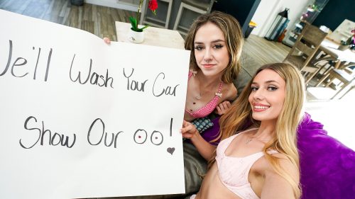 [CumSwappingSis] Daisy Fox & Emily Jade (Stepsis And Her Friend Have A Bikini Carwash)